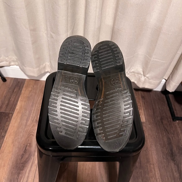 Dr. Martens AGGY Agyness Deyn Women's LTT Leather Boots - Black - Picture 9 of 16